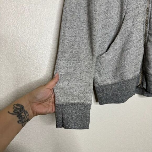 NSF Small Hoody Full Zip Sweatshirt Hidden USA Made Terry Cloth Relax Lounge - Picture 3 of 11